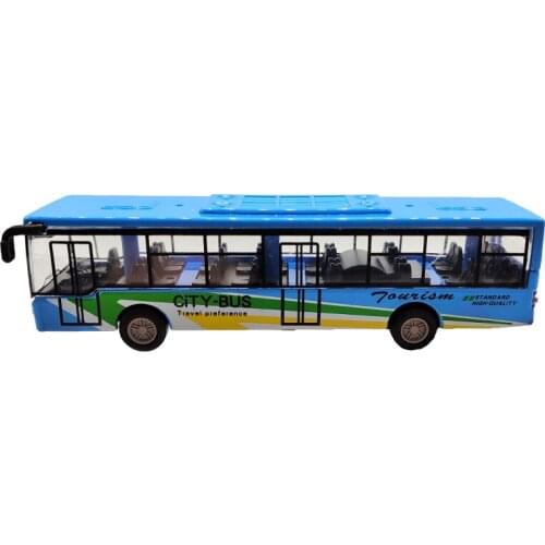 1/87 Scale Model Bus Miniature Airport/Fire Rescue Bus with Lamp 12V For Architectural Building Street Landscape Layout Diorama