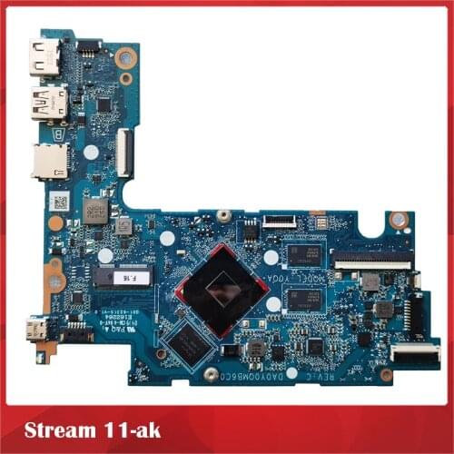 Laptop Motherboard For HP Stream 11-ak DA0Y0QMB6C0 L44435-601 N4000 2GB 32GeMMC Perfect Test, Good Quality
