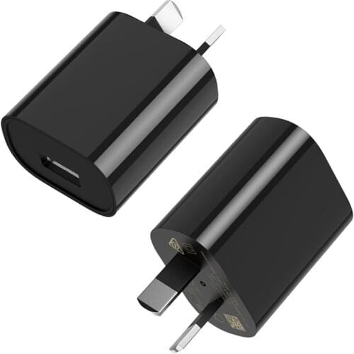 Wall USB Charger Single AU Plug 5V 1A For Samsung iPhone Mobile Phone Fast Charging Power Travel Adapter Chargers 50pcs