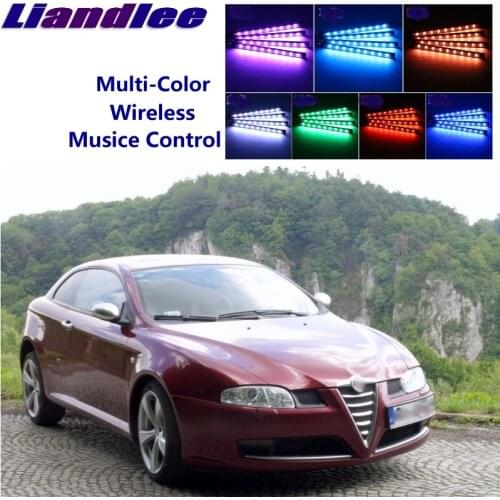 LiandLee UnderDash Floor Light Interior Ambient Lamp For Alfa Romeo GT AR 2003~Onwork Car