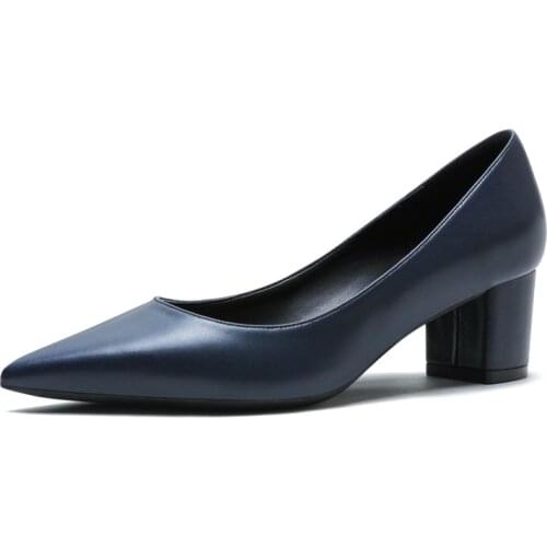 New Pointed Toe Big Size Squar Heels Sexy Red Pink Womens Pumps Elegant Office Lady High Heeled Spring Party Woman Shoes M0062