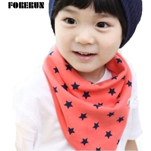 New Baby Bandana Bibs Button Style Solid Baby Bibs Towel with Stars Pure Cotton Baby Boy Bibs for Newborns Moms Care Feeding Bib