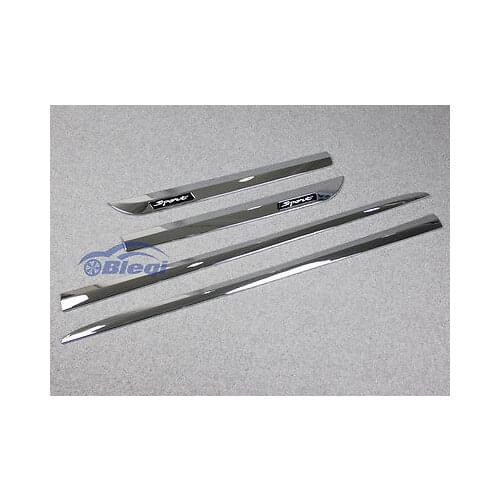 Fit Toyota RAV4 2016 2017 Chrome ABS Car Body Side Overlay Molding Trims