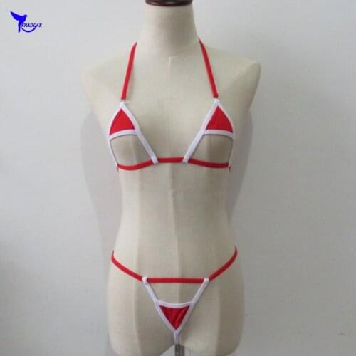 Sexy G-String Exotic Micro Bikini Set 2019 New Beach Swimwear Female Sex Extreme Sunbathing Swimming Costumes For Women Swimsuit