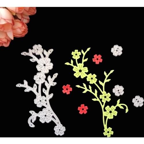 Vintage Flower Metal Cirrus Flower Cutting Dies Stencils Scrapbooking Album Decorative Embossing Card DIY Paper Crafts