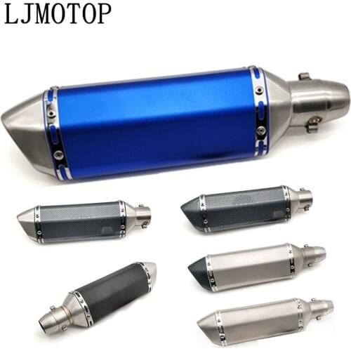 36-51mm Universal Modified Motorcycle Exhaust Muffler with DB Killer For Honda For Kawasaki Z750 Z800 For YAMAHA MT07 MT09 MT10