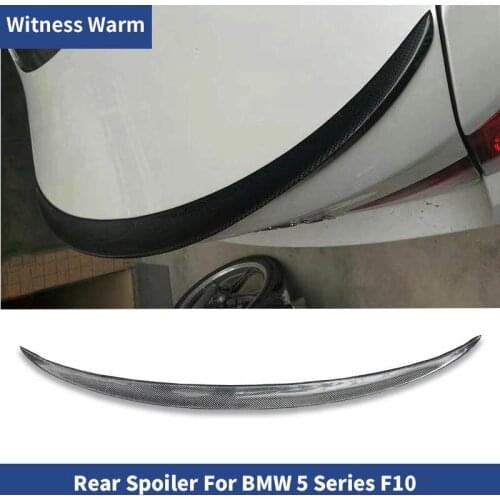 F10 Carbon Fiber rear Wing For BMW F10 5 series 2010 2011 2012 2013 2014 2015 2016 Rear Wings Trunk Lip Spoiler car body