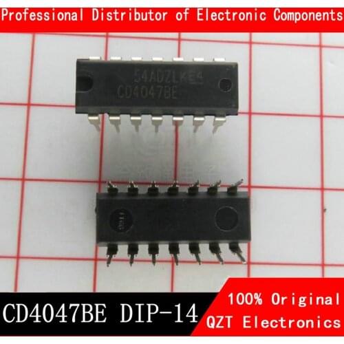 10PCS CD4047BE DIP14 CD4047 DIP 4047BE new and original IC