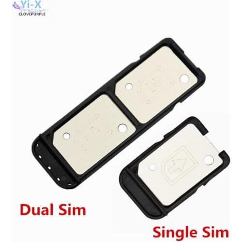 10pcs/lot SIM Card Slot Holder For Sony Xperia XA Ultra XAU C5 C6 E5 Dual Single Sim Reader Micro SD Memory Tray Card Holder