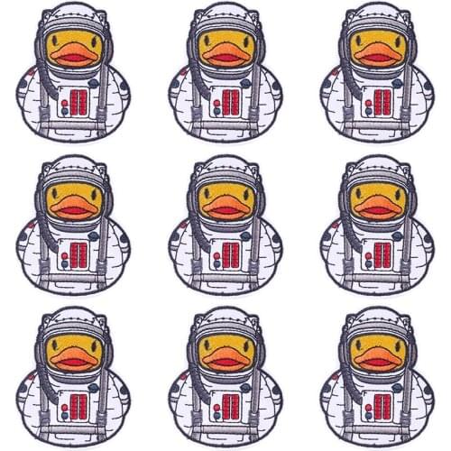 Pulaqi 10PCS Cartoon Animal Patch Duck Wholesale Patches Iron On Patches For Clothing Stripe Wholesale Dropship Custom Patch