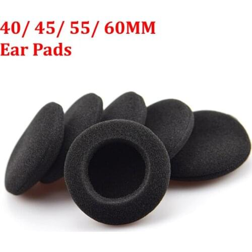 10pcs Replacement 40MM 45MM 55MM 60MM Headphones Ear Pads Cushion Cover Foam Sponge Ear Cover