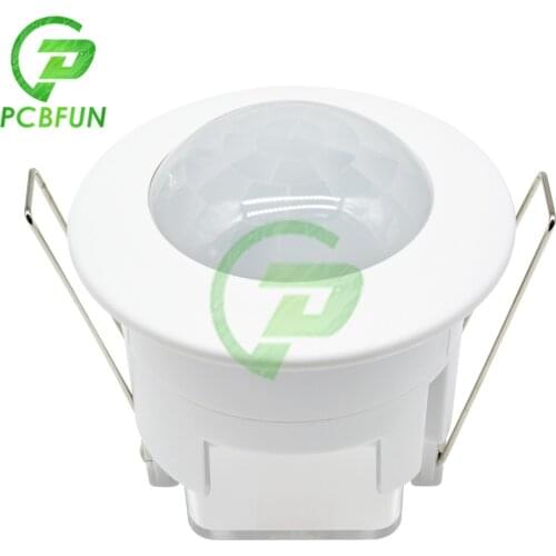 110V 220V PIR Infrared Body Motion Sensor Detector Automatic ON / OFF Switch Lampholder for Home Office Ceiling LED Lamp Bulb