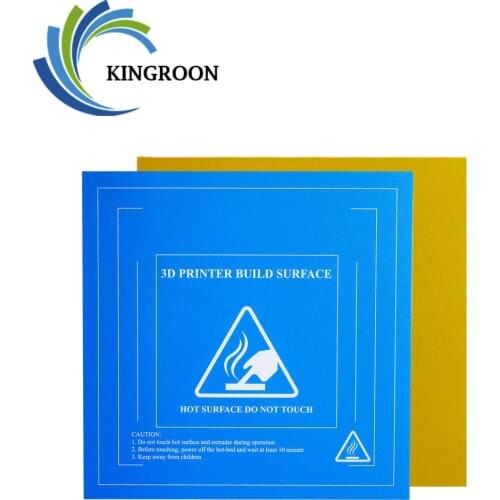 KingRoon 3D Printer Surface HeatBed heat paper 3D Printing Platform Sticker Upgraded Coarse Sand Blue Heatbed Sticker
