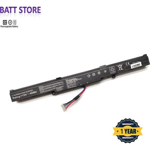 48Wh A41N1501 Laptop Battery for ASUS GL752JW GL752 GL752VL GL752VW N552 N552V N552VW N752 N752V N752VW N752VX A41LK9H