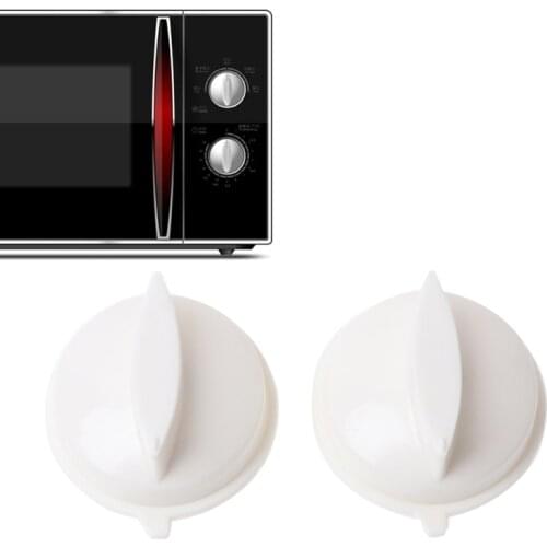 63HA 2Pcs Microwave Oven Rotary Knob Timer Plastic Control Switch For Media Universal