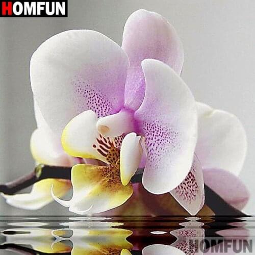 HOMFUN Full Square/Round Drill 5D DIY Diamond Painting "Flower landscape" 3D Embroidery Cross Stitch 5D Decor Gift A16813