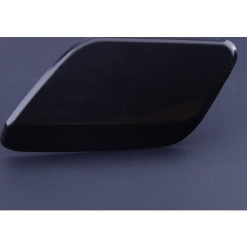 Black Car Front Left Bumper Headlight Washer Jet Cover Cap Fit For Volvo S60 2011 2012 2013 Accessories