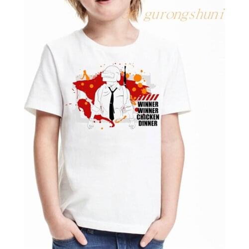 Children clothing Boy cartoon t shirt for girls tshirt kid girl t-shirt kids clothes boys t-shirts winner SQUAD graphic t shirts