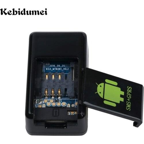 Kebidumei GF-08 Mini Car GPS Locator Real Time Tracker GSM/ GPRS/GPS Network Tracker with Voice Activated Adapter