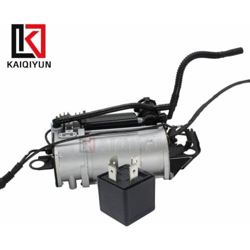 Air Suspension Compressor W/ Relay For Audi Q7 2006-2015 For Porsche Cayenne 2003-2010 7L8616007 7L8616007A 4L0698007 4L0698007A
