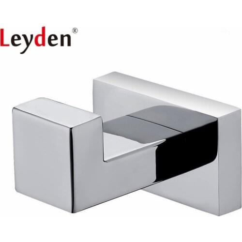 Leyden 304 Stainless Steel Clothes Hook Kitchen Towel Holder Hanging Towel Hook Wall Mounted Robe Hooks Bathroom Accessories