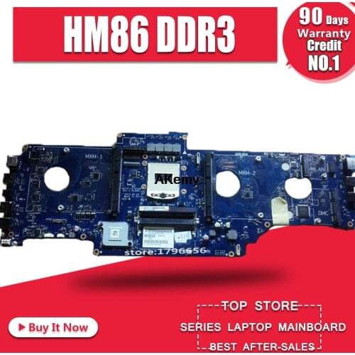 M18X R3 motherboard For DELL M18X R3 LA-9332P 4703X 04703X laptop motherboard HM86 DDR3