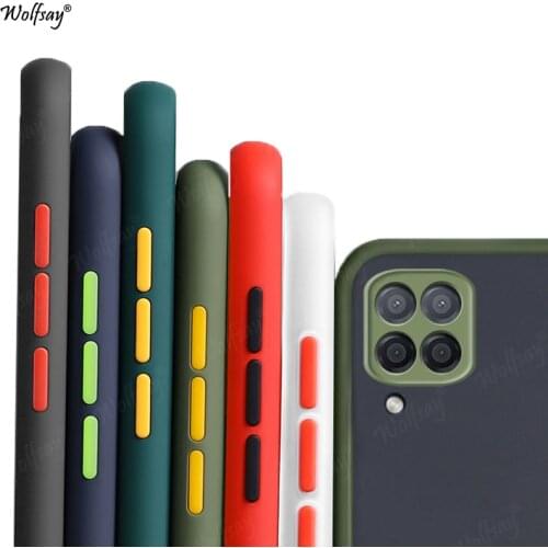 For Samsung Galaxy A12 Case Silicone Protective Case For Samsung Galaxy A12 A21S M51 A42 A71 A51 Cover For Samsung A21S Case