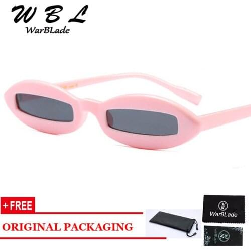 WarBLade 2019 Fashion Design Women Sunglasses Small Oval Frame Sun Glasses Unique Eyewear Female Funny Shades UV400