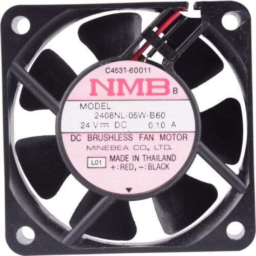 New original NMB 6020 6cm 24V 0.10A 2408NL-05W-B60 inverter fan