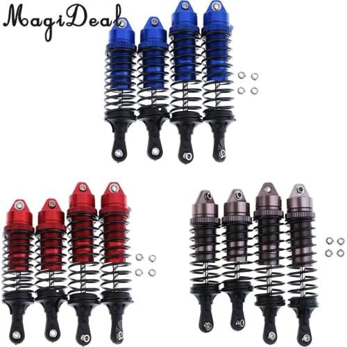 Alloy Front Rear Shock Absorber Upgrade Parts for 1/10 Traxxas Slash 4x4 RC Truck Car Buggy