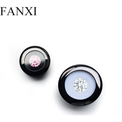 Oirlv Fashion Loose Diamond Ring Display Organizer Gemstones Box Jewelry Display Storage Container Metal Case Holder Show Beads