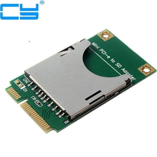 Mini PCI-E Express pcie pci express pci-express to SD SDHC MMC Memory adapter Card Converter Reader