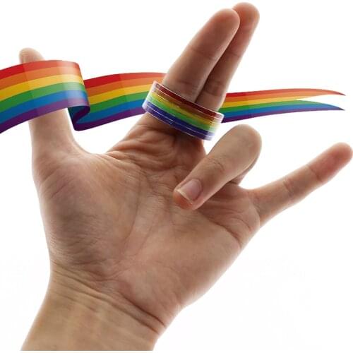 Rainbow Delay Ejaculation Penis Ring Reduce Glans Sensitivity Sleeve Male Delay Ejaculation Erotic Fetish Couple Climax Sex Toys