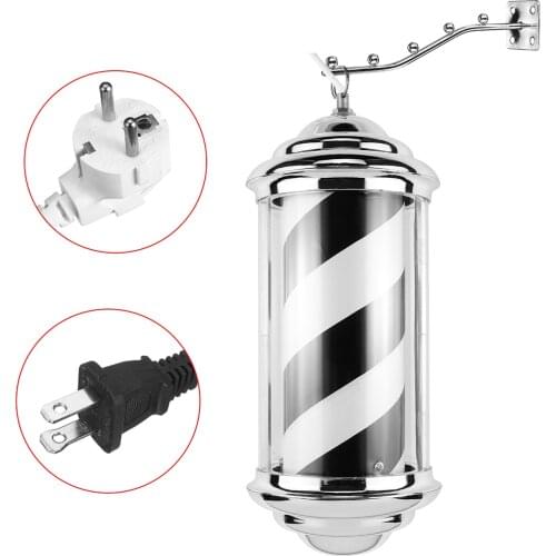 LED Downlights Barber Pole Led Light Hair Salon Light Rotating Light Lamp Marker lamp 220V EU / 110V US Plug LED Lighting