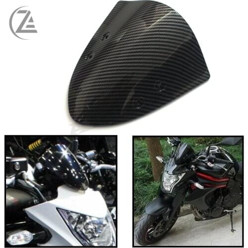 ACZ Motorcycle Windshield WindScreen Wind Deflector Wind Shutter Front Glass 2012 2013 2014 For Kawasaki ER-6N ER6N