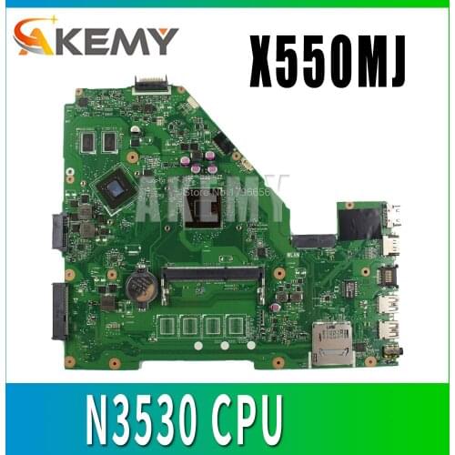 X550MJ Motherboard N3530 CPU for ASUS X550M X552M Y582M X550MD Laptop motherboard X550MJ Mainboard X550MJ Motherboard test OK