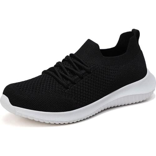 Womens Shoes All-match Fashion Flying Woven Sports Shoes Running Shoes 2021 Spring And Autumn New