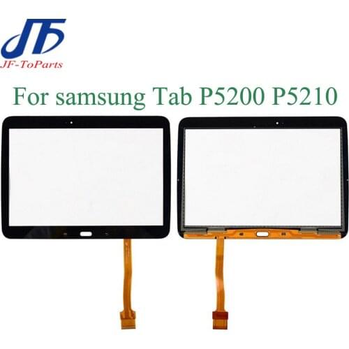 10pcs New P5200 Touch Panel For Samsung Galaxy Tab 3 10.1 P5200 P5210 Touch Screen Digitizer Panel Sensor Glass Lens Repair Part