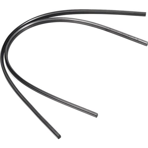 2pcs Rubber Car Frameless Windshield Wiper Blade Refill 28 inch 6mm Car Windscreen Wiper Blade Refill Black