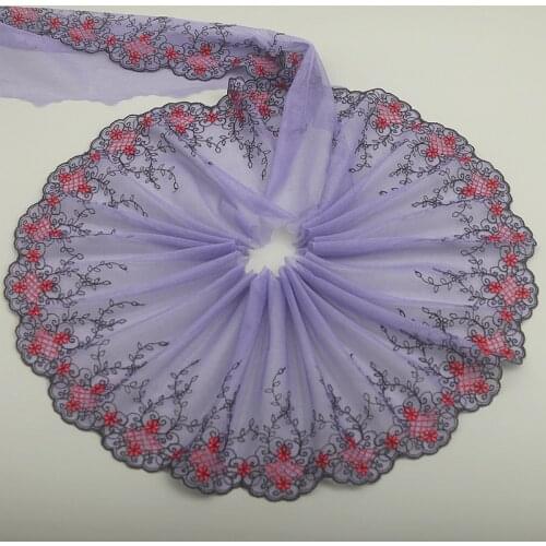 2Yards/Lot High Quality Lace Embroidery Lace Fabric Net Lace Ribbon Tulle Lace Handmade Sewing