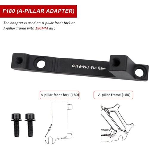 MTB Bike Disc Brake Converter Ultralight Bracket IS PM AB To PM A Disc Brake Mount Adapter for 180 Rotor