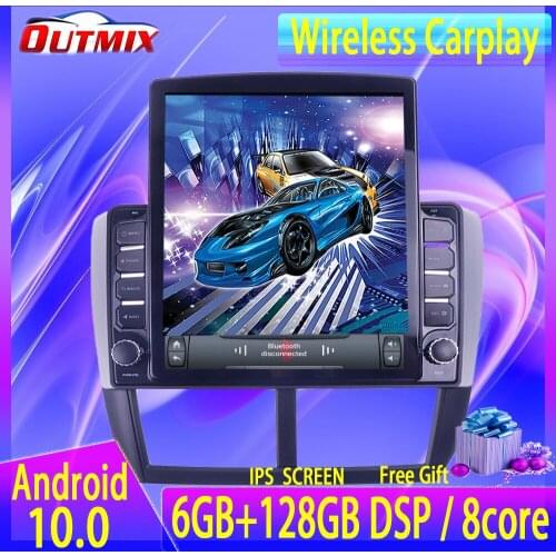 6+128GB For Subaru Forester 2008-2013 Car Multimedia Player Android Wireless Carplay Stereo Receiver Radio Car GPS Navigation