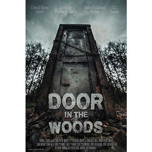 D1018 Door in the Woods Movie Silk Fabric Poster Art Decor Indoor Painting Gift