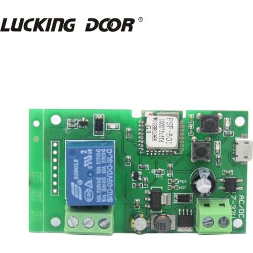 DC 7v-32V Smart Home jog self-locking Wifi Wireless Remote Control Timer Switch Module for IOS/Android
