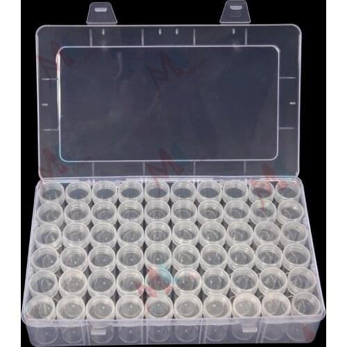 60 Bottles Jar Round Diamond Painting Storage box Diamond Painting Accessories Beads Container Mosaic Storage boxes Tools