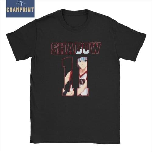 Mens Kuroko No Basket Kuroko Tetsuya Shadow Nr 11 Jersey T Shirt Kurokos Basketball Cotton Clothes Tee Shirt Printed T-Shirts