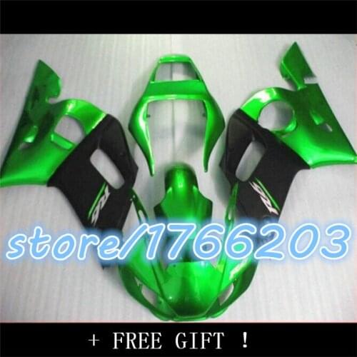 Low price fairing parts for fairing kit YZF R6 98-02 green custom fairing YZF R6 1998 1999 2000 2001 2002BBF