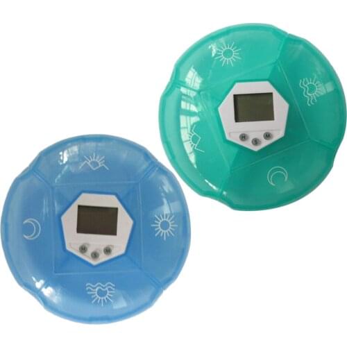New Portable Mini Timing Medicine Pill Case Box Suit for Kids Elderly Drop Shipping