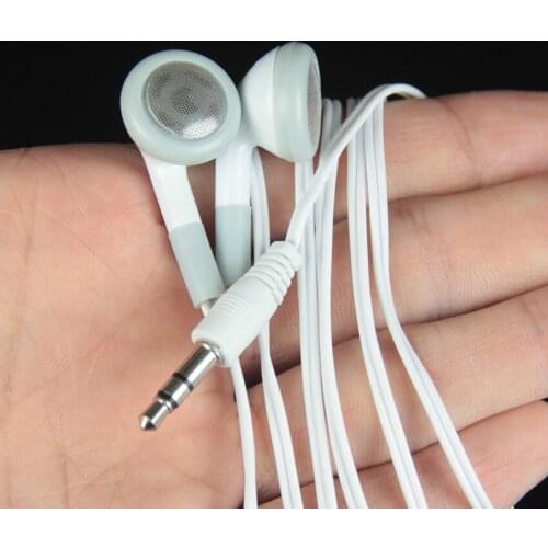 In Ear Earphone Disposable Wired Headset Portable Earbuds For Bus or Train or Plane for School Gift Museum For MP3 Smartphone
