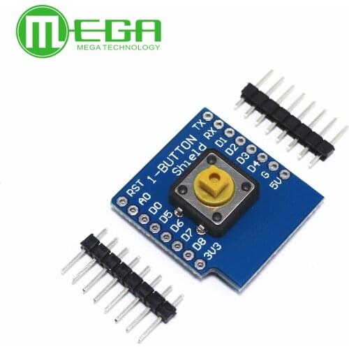One Button Shield For WeMos D1 Mini Button Wemos D1 Mini Button Switch Module With Pins Standard